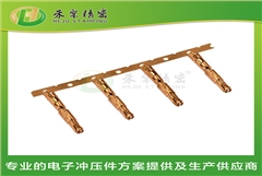 接线母端外导体 汽车多媒体线束端子  端子冲压厂家